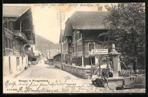 AK Ringgenberg, Strassenpartie im Ort