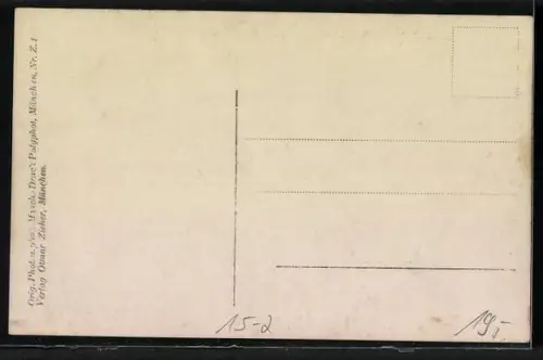 AK München, Zeppelin-Fernfahrt München 1909