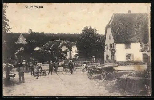 AK Beurnevésin, Un coin de la ville