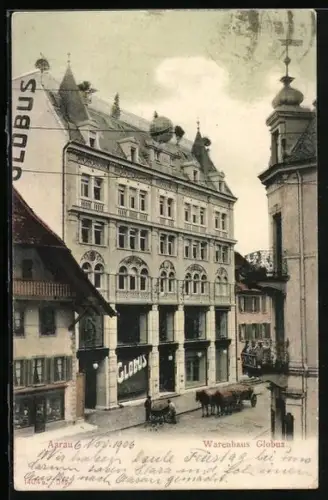 AK Aarau, Warenhaus Globus im Ort