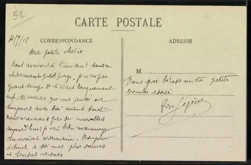 AK Passavant-en-Argonne, La Grande-Rue avec des maisons et une rue tranquille