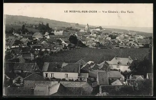 AK Le Mesnil-sur-Oger, Vue Générale, Clos Tatin