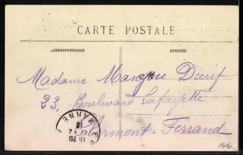 AK Épernay, La Rue de la République et la Rue du Commerce