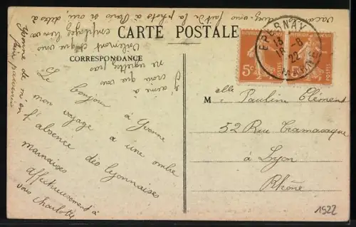 AK Épernay, Rue des Maloches après le bombardement en Champagne