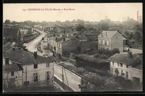 AK Cheminon-la-Ville /Marne, Rue Haute