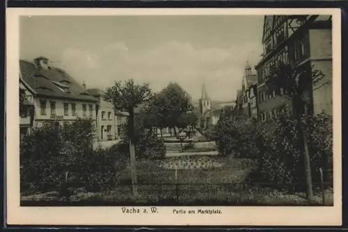 AK Vacha, Partie am Marktplatz
