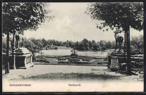 AK Gelsenkirchen, Partie im Stadtpark