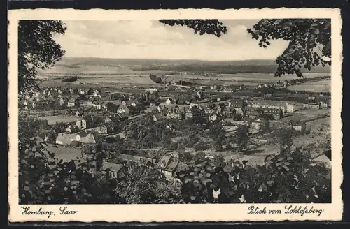 AK Homburg /Saar, Blick vom Schlossberg auf den Ort