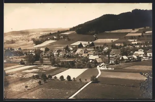 AK Kleindietwil, Teilansicht mit Strassenpartie