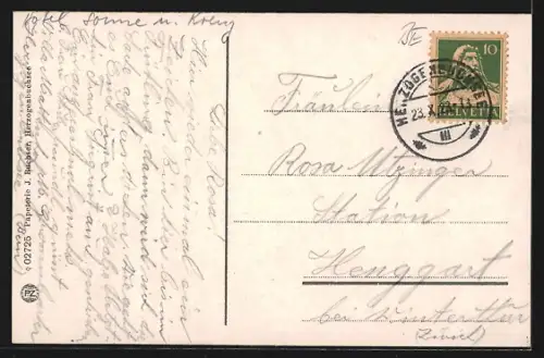 AK Herzogenbuchsee, Blick in die Kirchgasse