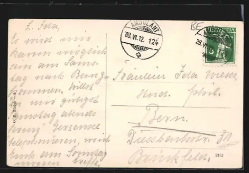 AK Erlenbach i. Simmental, Original Simmentaler Häuser