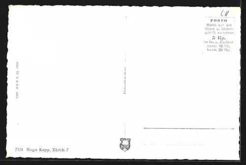 AK Nottwil /Luz., Strassenpartie mit Kirche