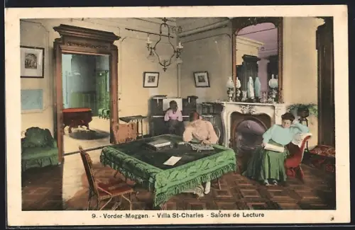 AK Vorder-Meggen, Villa St-Charles, Salons de Lecture