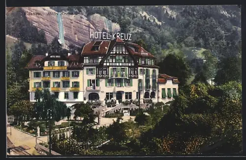 AK Vitznau, Hotel Kreuz