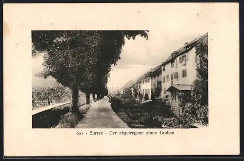 AK Sursee, Der abgetragene obere Graben