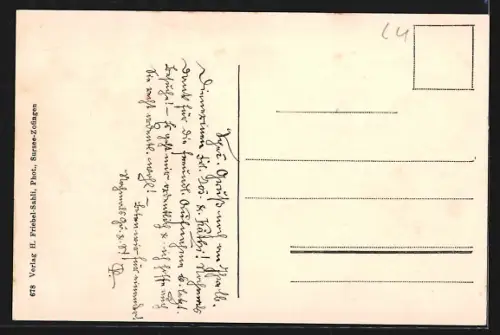 AK Sursee, Strassenpartie mit Gasthof a. Mühle