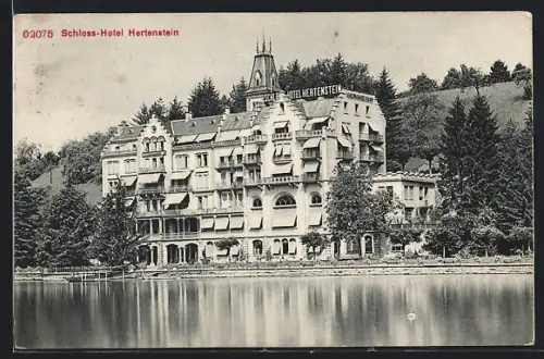 AK Hertenstein /LU, Schloss-Hotel am See