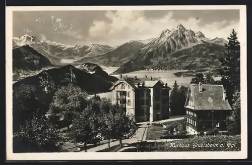 AK Vitznau, Kurhaus Grubisbalm a. Rigi