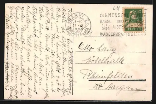 AK Grosswangen, Teilansicht im Rauhreif