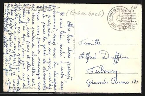 AK Eschenbach /LU, Gasthaus Rössli von Fam. Fischer