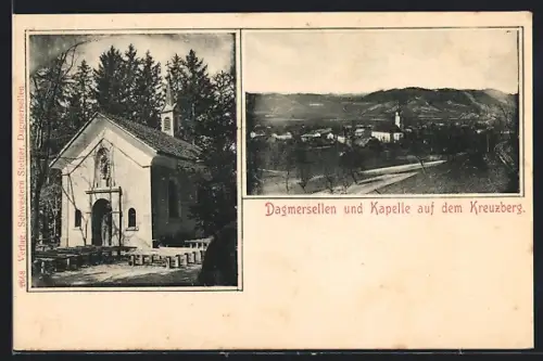 AK Dagmersellen, Teilansicht und Kapelle auf dem Kreuzberg
