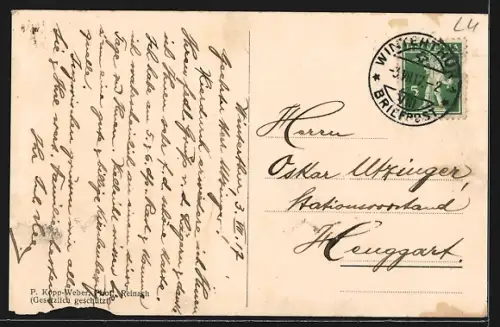 AK Münster /LU, Auffahrts-Prozession