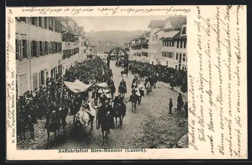 AK Bero-Münster, Auffahrtsfest mit Zuschauern
