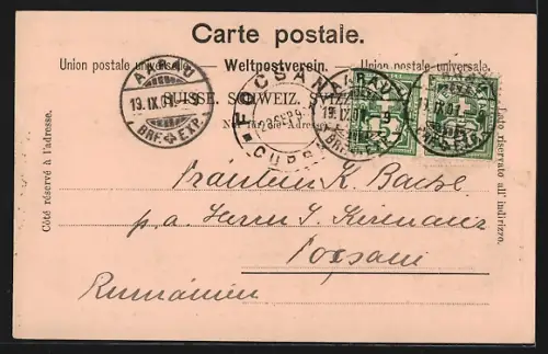 AK Aarau, Häuser in der Rathausgasse