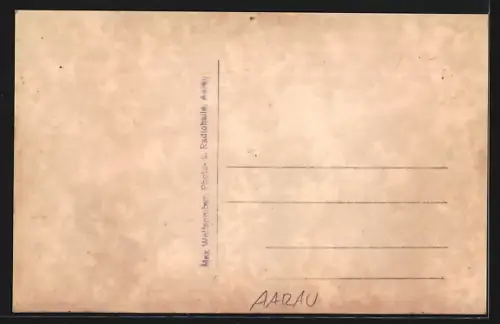 AK Aarau, Mütter mit Kinder im Kinderwagen bei einem Festumzug