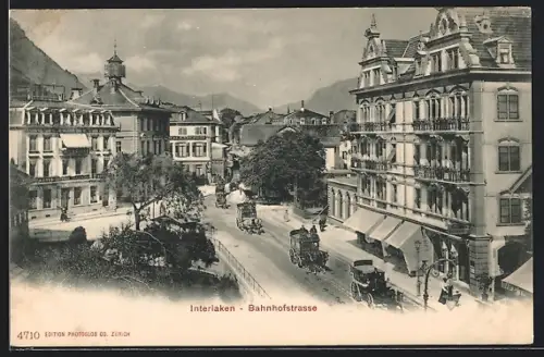 AK Interlaken, Bahnhofstrasse