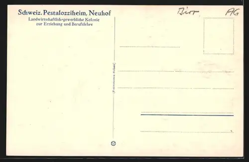 AK Birr, Schweiz. Pestalozziheim Neuhof