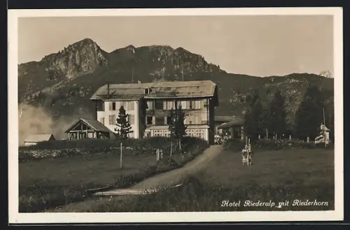 AK Riederalp, Hotel Riederalp mit Riederhorn