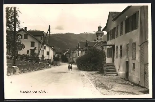 Foto-AK Gommiswald, Strassenpartie