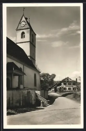 AK Birr /Aargau, Ortspartie mit Kirche