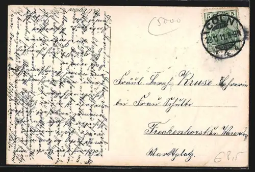 AK Köln-Neustadt, Kaiserin-Augusta-Denkmal