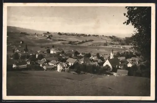 AK Kohlgrub, Blick auf das Dorf mit Wäldle