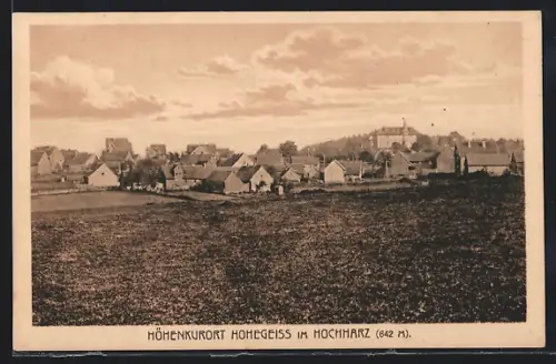 AK Hohegeiss im Hochharz, Gesamtansicht von den Feldern aus