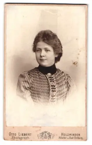 Fotografie Otto Liebert, Holzminden, Höxter, Porträt einer Dame