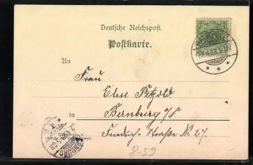 Künstler-AK Nachtwächter in dickem Wintermantel