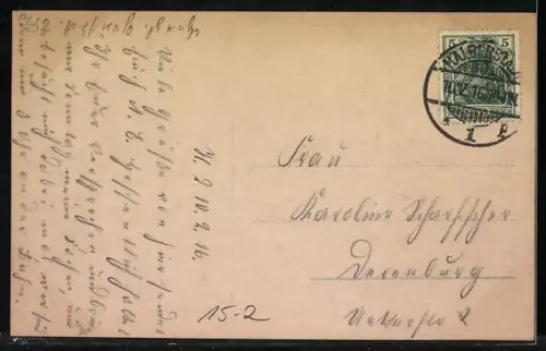 AK 1916, Kaiserin Auguste Victoria Königin von Preussen und Prinzessinnen, Montage mit Zeppelin, Flugzeug und Kanone