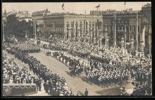 AK Berlin, Festumzug zur Einholung der Kronprinzessin Cecilie am 3. Juni 1905