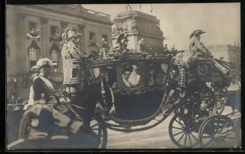 AK Berlin, Einholung der Kronprinzessin Cecilie im Brautwagen