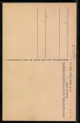 AK Menschen der Frühzeit ziehen in einer grossen Gruppe durch eine Schlucht, Ausgrabung