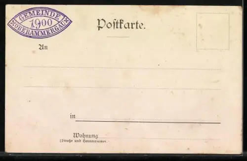 AK Oberamergauer Passionspiel 1900, Passionstheater