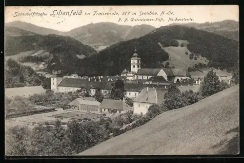 AK Lilienfeld im Traisentale, P. P. Cistercienser-Stift, Nordwestseite