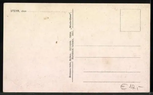 AK Steyr, Kaiser Franz Joseph-Artilleriekaserne, Waffenfabriken, Stadtplatz