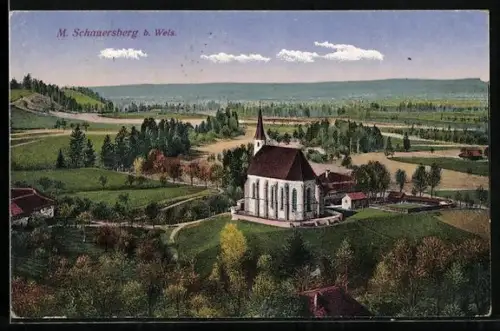 AK Thalheim bei Wels, Wallfahrtskirche Maria Schauersberg