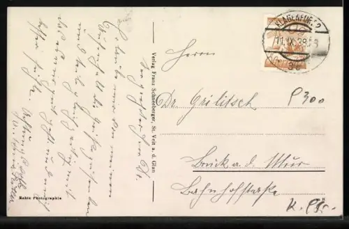 AK St. Veit a. d. Gl., Schüsselbrunn im Ort