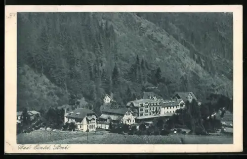 AK Bad Einöd /Stmk., Blick auf den Ort am Berghang