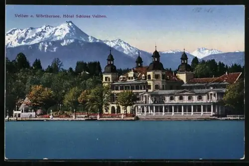AK Velden a. Wörthersee, Hotel Schloss Velden